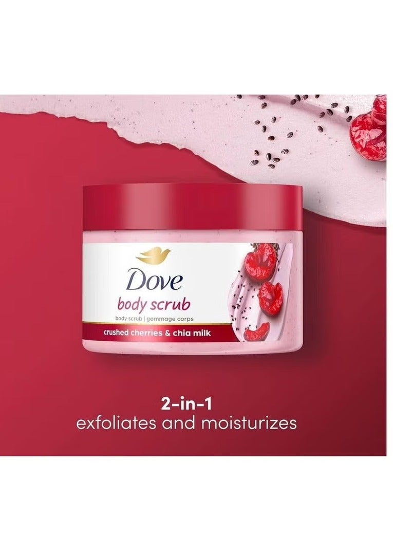 Dove Body Scrub with Crushed Cherries & Shea Milk - Image 2