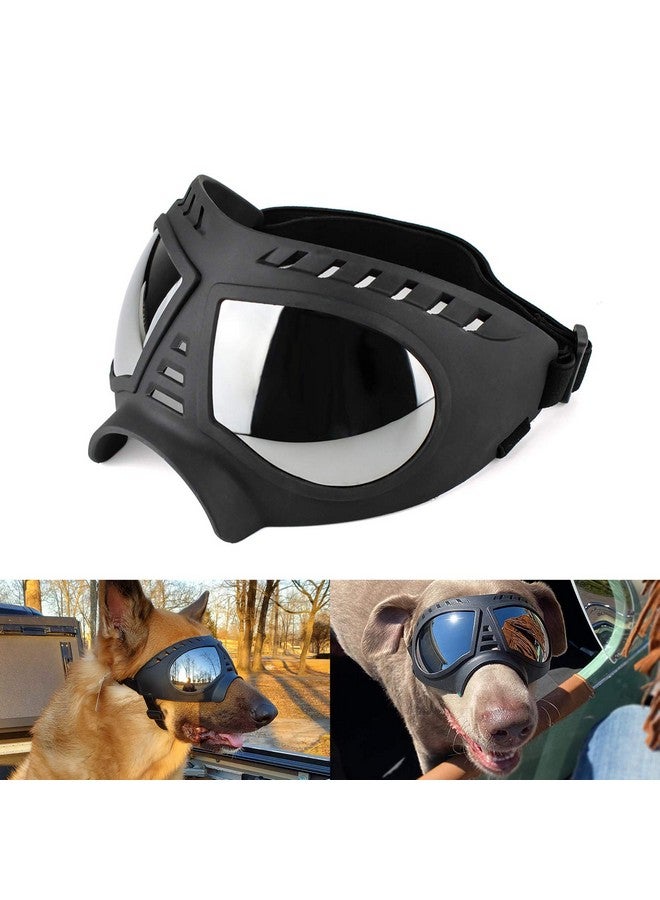 Namsan Dog Goggles For Large Dogs Uv Dog Sunglasses Medium Large Breed Tactical Dog Glasses Wind/Dust/Fog/Snow Dog Eye Protection, Wide Snout Rest, Soft Frame, Black - Image 1
