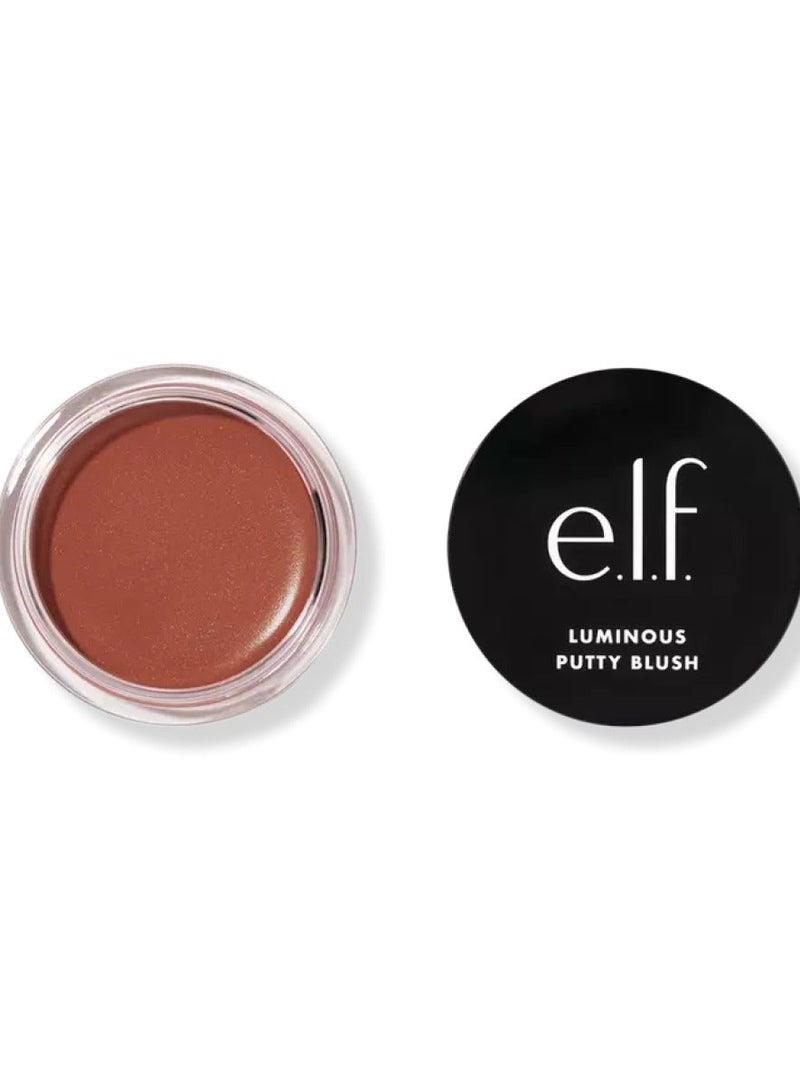 elf Putty Blush - Caribbean Caribbean & Luminous Beauty Blush - Del Sol 10 Gm & Lip Plumping Gloss Sparkling Rose Bundle - Image 3