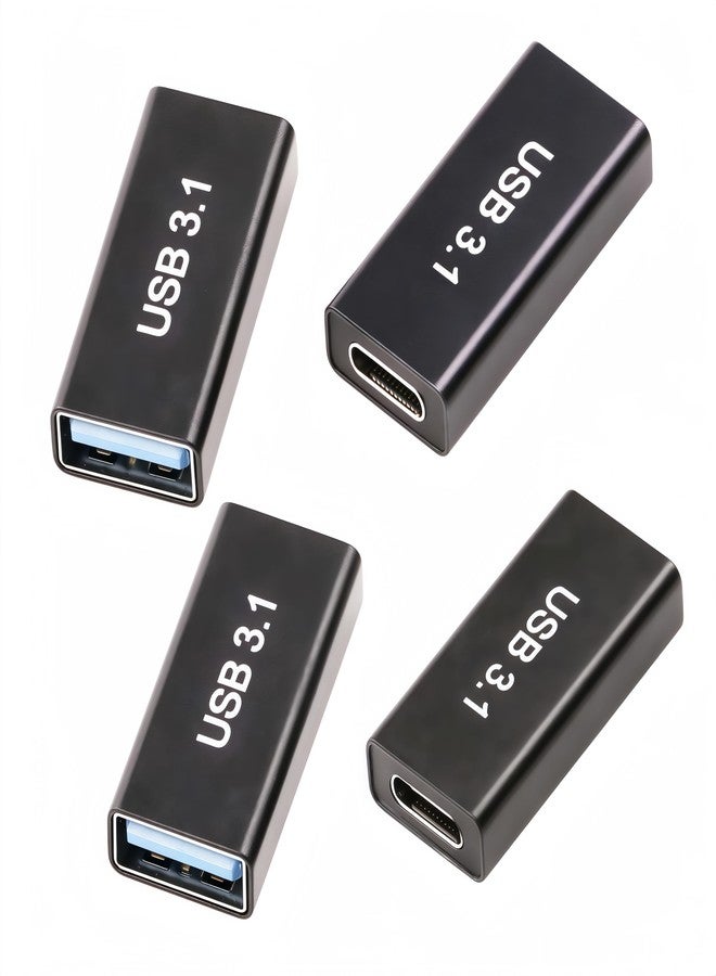 محول USB أنثى إلى USB-C أنثى، محول USB إلى USB-C، موصل محول USB 3.1 أنثى إلى USB-C أنثى متوافق مع MacBook Pro/Air و iPad Pro و Google Pixel و Huawei وغيرها - Image 1