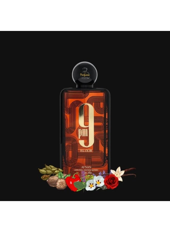 Afnan 9 PM Elixir Eau de Parfum100ml - Image 4