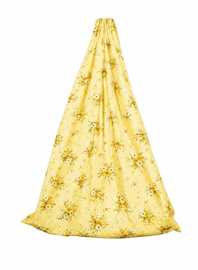SJ SHINE Born Baby Hanging Swing Cradle Cotton thottil Cloth thuni for Babies Baby Boy's and Girl's Cotton Cloth Cradle/Zula//Jhula/Jhoola/uyalalu for new Born Babies Bed not Included (Yellow, Miloo) - Image 1