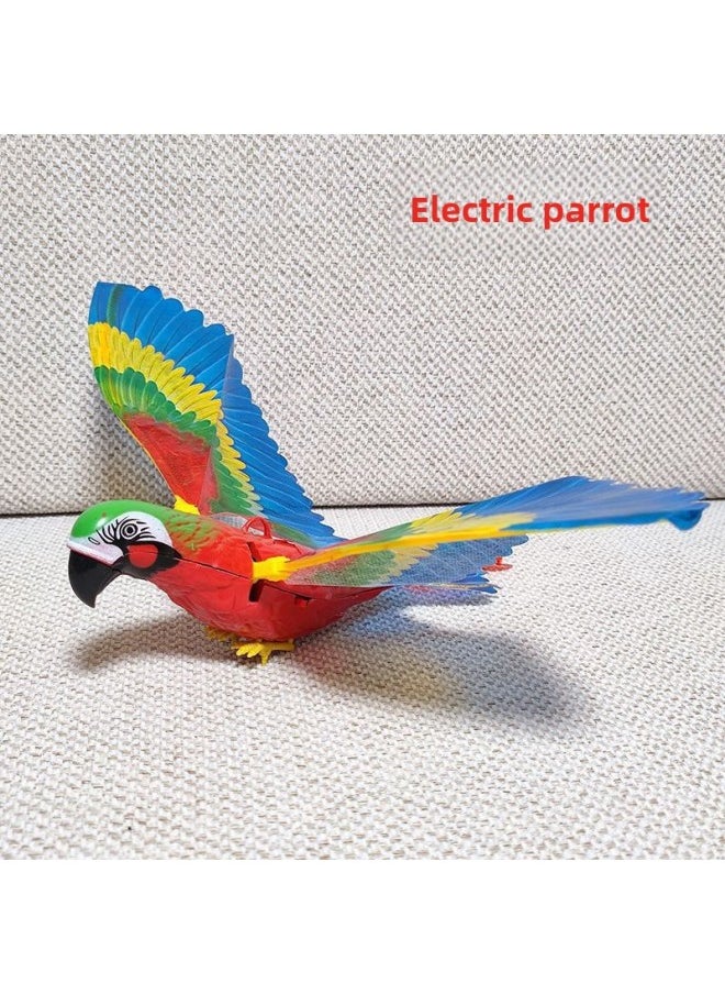 Hanging Wire Electric Eagle Artificial Wire Flying Eagle With Sound Luminous Music Pegasus Flying Parrot Stall Kidsren's Toy-Color:Silent Lightless Flying Horse-Specifications:With Charging Set And Portable Pole  - Image 4