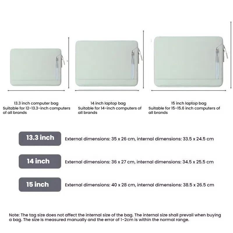 إيروريكس حقيبة كمبيوتر محمولة عالمية مقاس 13/13.3 بوصة للنساء، حقيبة كمبيوتر محمولة لجهاز iPad، حافظة واقية (أسود) - Image 4