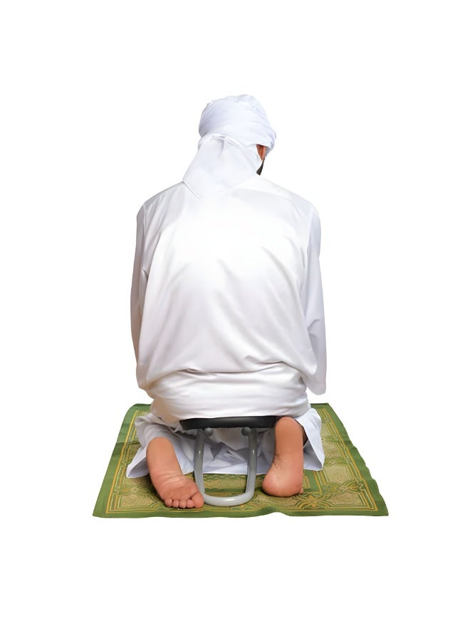 Generic Metal Kneeling Stool with Sponge Cushion, Prayer Stools, Meditation Bench Seat, Med-itation, Ergonomic Metal Yoga Chair Hip Support for Enhanced Comfort, Meditation Stool - Image 2