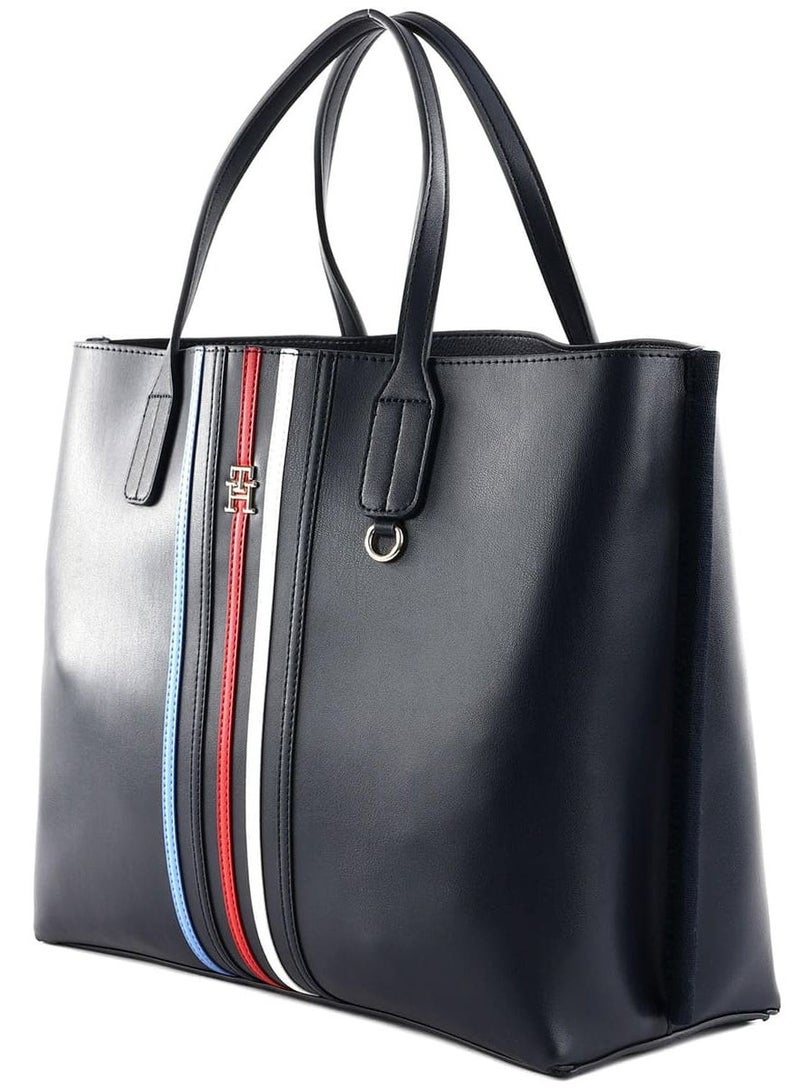 Tommy Icons Tommy Hilfiger Navy Blue Women Shoulderbag Aw0Aw16409 Nvy - Image 3