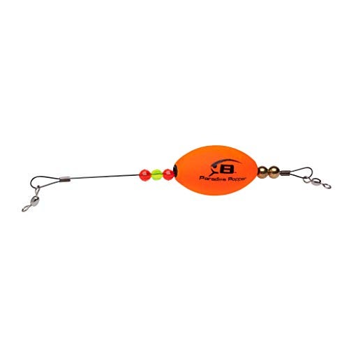 BOMBER Salt Water Paradise Popper Xtreme Jigs, Oval Orange - Image 2