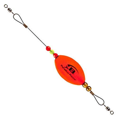 BOMBER Salt Water Paradise Popper Xtreme Jigs, Oval Orange - Image 1