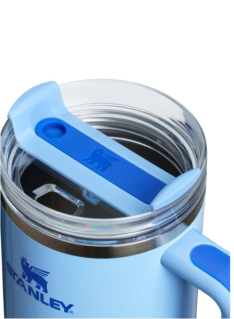 Stanley Quencher H2.0 Tumbler with Handle and Straw 40 oz | Flowstate 3-Position Lid | Cup Holder Compatible for Travel | Insulated Stainless Steel Cup | BPA-Free | Baby Blue - Image 2
