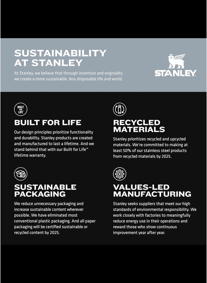 Stanley Quencher H2.0 Tumbler with Handle and Straw 40 oz | Flowstate 3-Position Lid | Cup Holder Compatible for Travel | Insulated Stainless Steel Cup | BPA-Free | Baby Blue - Image 5