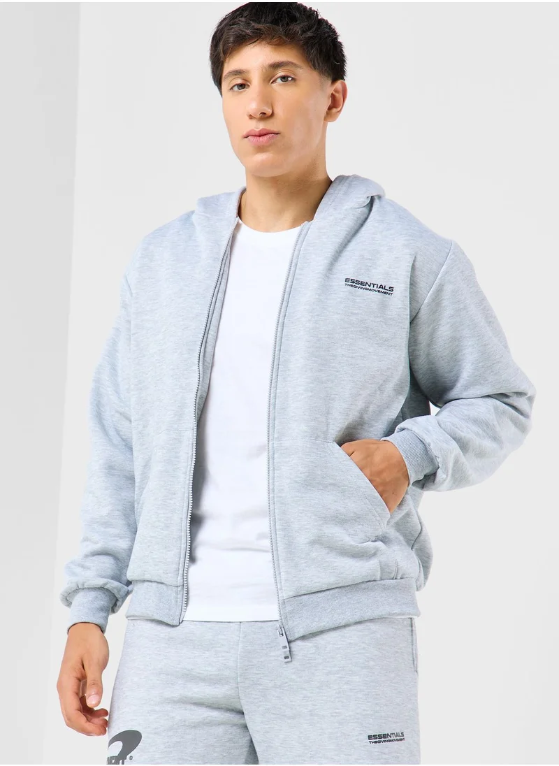 The Giving Movement Regular Zip Hoodie