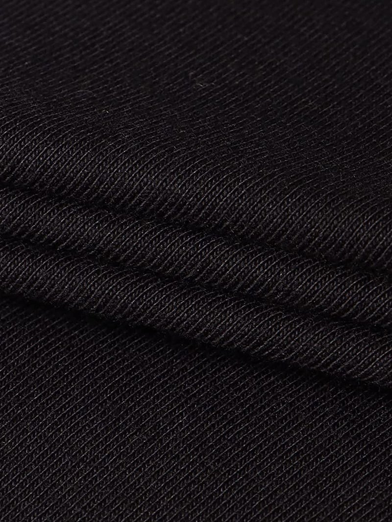 Veirdo® 100% Pure Cotton Oversized & Baggy Fit Round Neck Half Sleeve T-Shirt with Stylish & Aesthetic Back Graphic Print and Front Pocket Print for Men & Boys (Colors- Black, Orange & Royal Blue) - Image 4