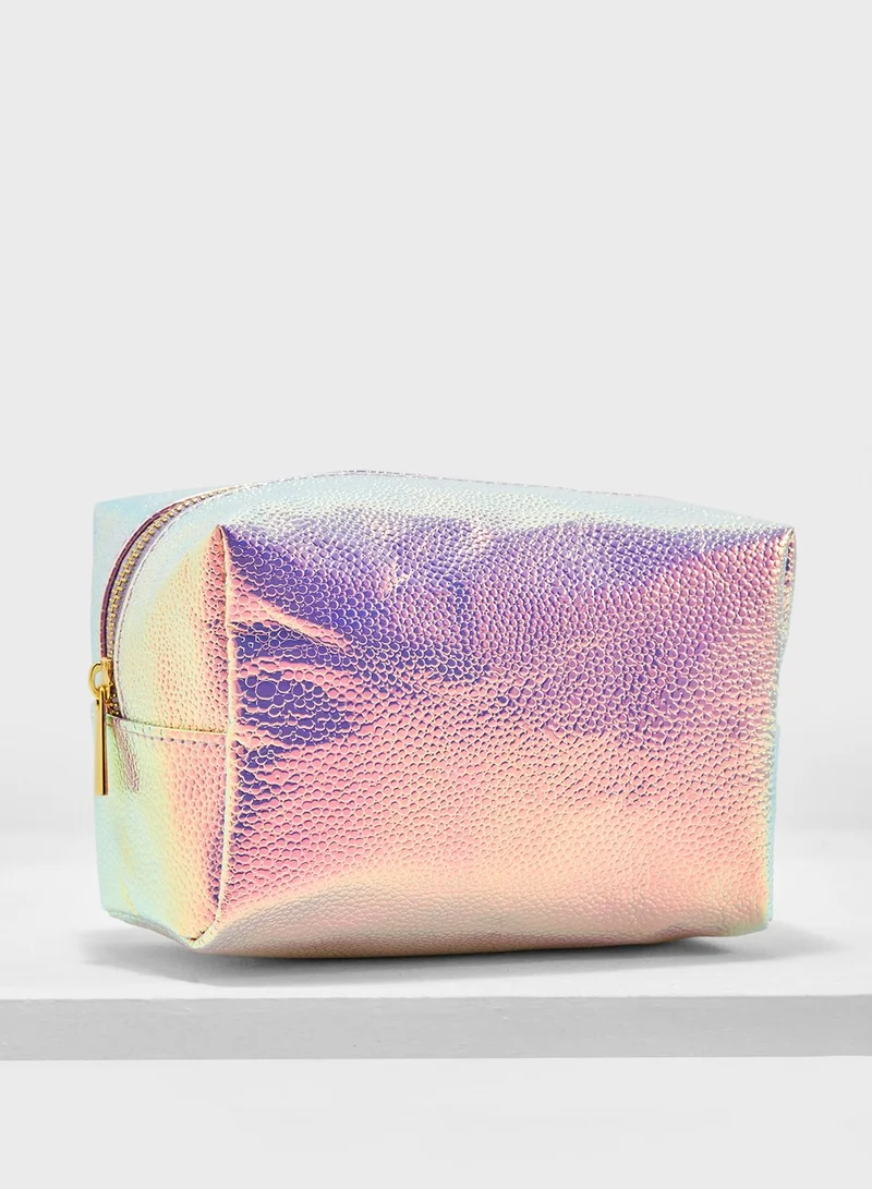 FOREVER 21 Holographic Makeup Bag