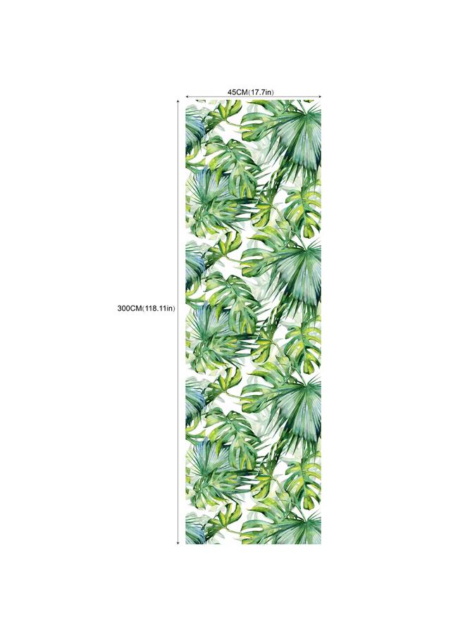Bluejw Watercolor Tropical Palm Leaf Seamless Wallpaper Living Room Bedroom Wall Free Wallpaper RW005 - Image 1
