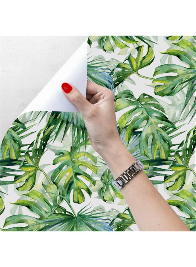 Bluejw Watercolor Tropical Palm Leaf Seamless Wallpaper Living Room Bedroom Wall Free Wallpaper RW005 - Image 2