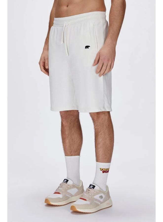 Bad Bear  Gian Sweatshorts White Men's Shorts. for Men | Best Price UAE