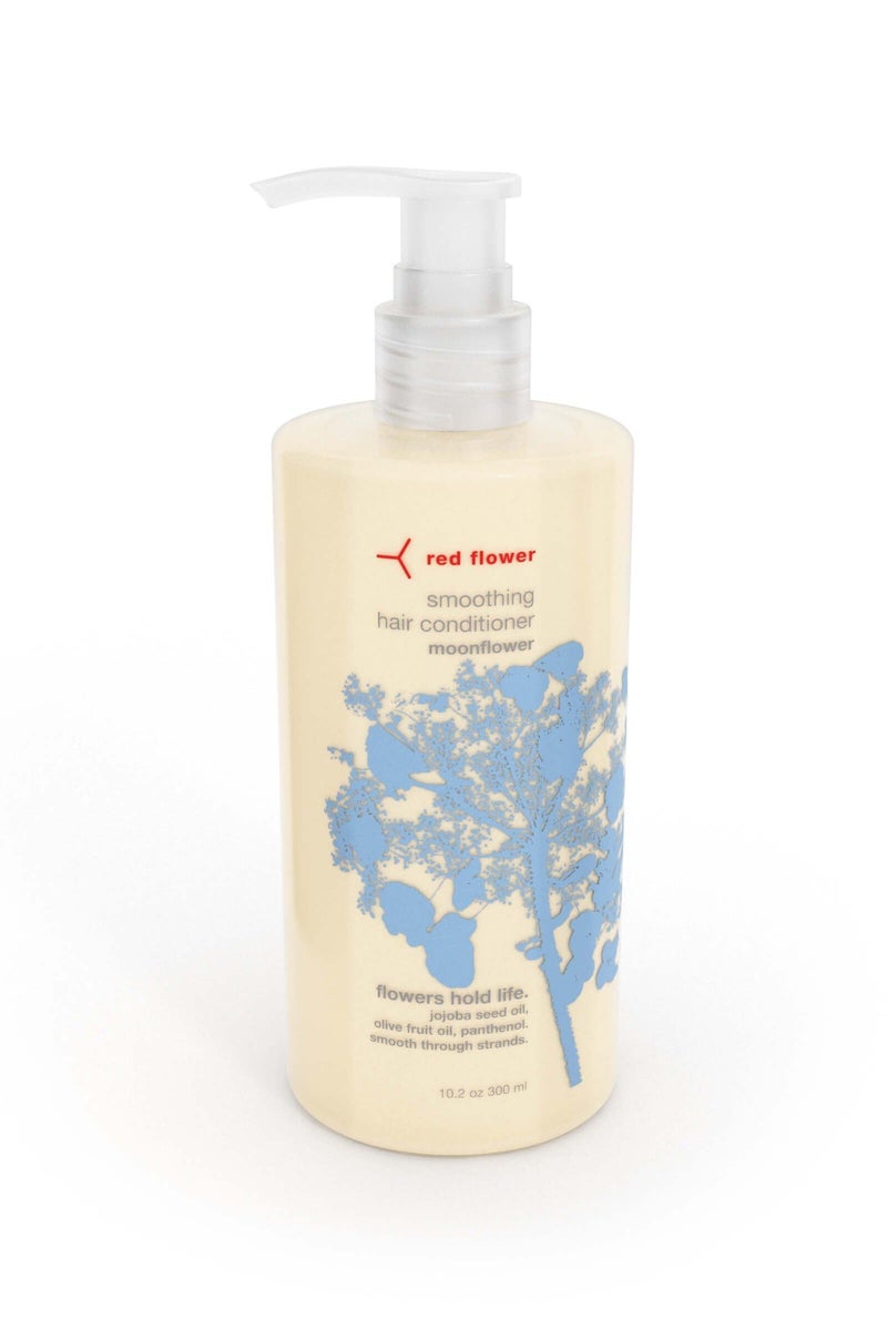 Red Flower Moonflower Smoothing Hair Conditioner â€“ Vitamin-Rich Moisture & Frizz Control Treatment for All Hair Types, Vegan & Sulfate-Free 10 oz