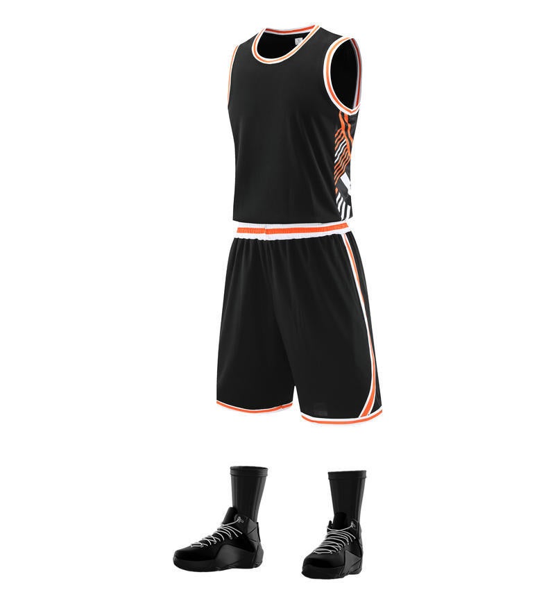 Extremely Fast Adult American Basketball Uniforms Moisture-Wicking Training Suits Youth Quick-Drying Short-Sleeved Summer Jerseys - Image 1