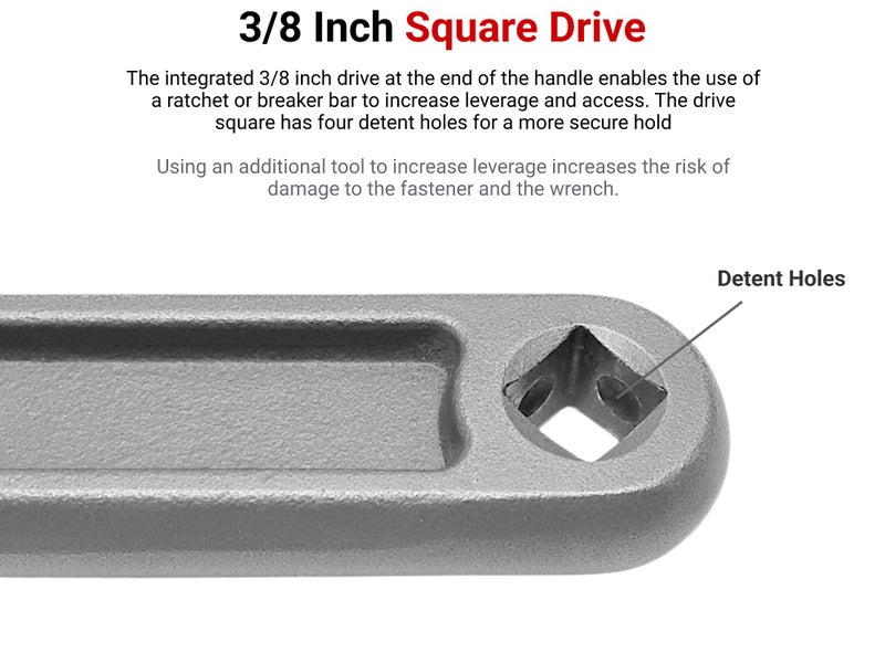 TEKTON Adjustable Wrench Set, 2-Piece (6, 9 in.) - 1-1/2 in. Jaw Capacity | WSA90000 - Image 4