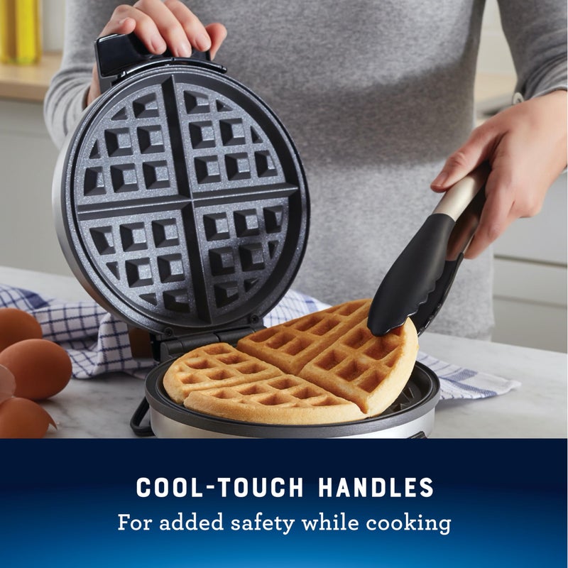 OsterÂ® Nonstick Belgian Waffle Maker, Nonstick Ceramic Waffle Iron - Image 5