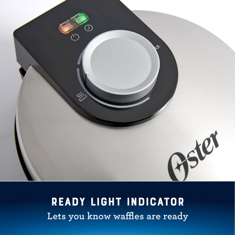 OsterÂ® Nonstick Belgian Waffle Maker, Nonstick Ceramic Waffle Iron - Image 4
