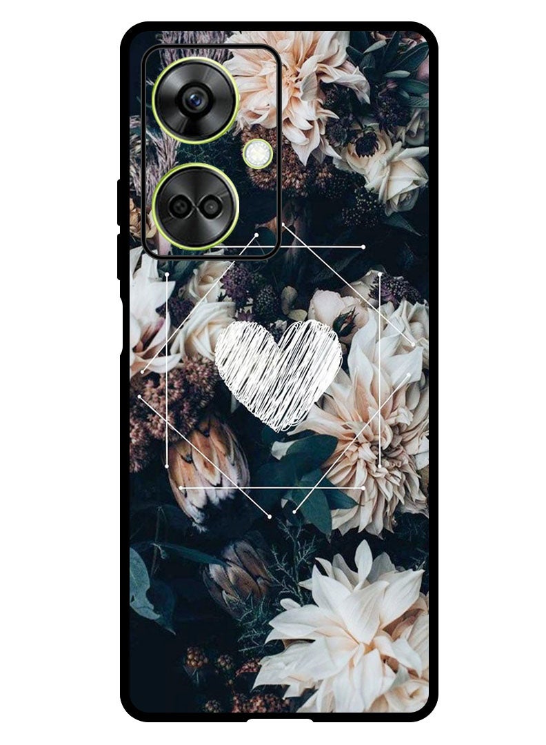 Theodor Protective Case Anti Scratch Shock Proof Bumper Cover For OnePlus Nord CE 3 Heart In Center - Image 1