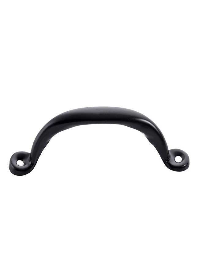 Home Master Hardware مجموعة من 50 مقبض سحب للخزائن من هوم ماستر هاردوير، مقاس 4-7/8 بوصة، مناسبة لأبواب المطابخ الخشبية، والخزائن، والأدراج، وأبواب الحظائر، والبوابات، باللون الأسود مع براغي. - Image 3