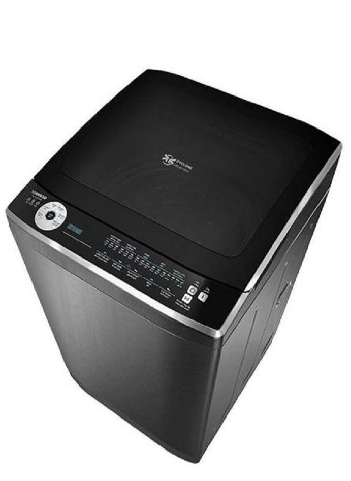 TORNADO TORNADO Washing Machine 9 Kg, Pump, Dark Silver TWE-TLN09RDS 