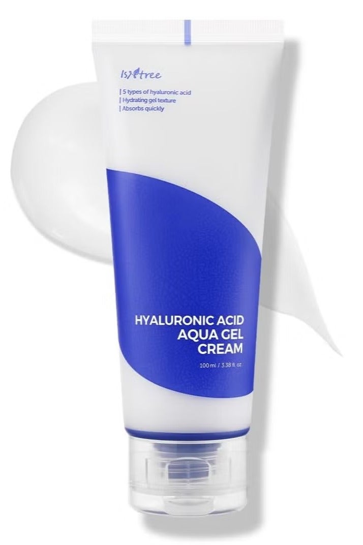 ايسنتري كريم جل مائي بحمض الهيالورونيك من IsNtree، 100 مل، 3.38 أونصة سائلة | جل مرطب خفيف الوزن | مرطب سريع الامتصاص | منتجات العناية بالبشرة الكورية - Image 1