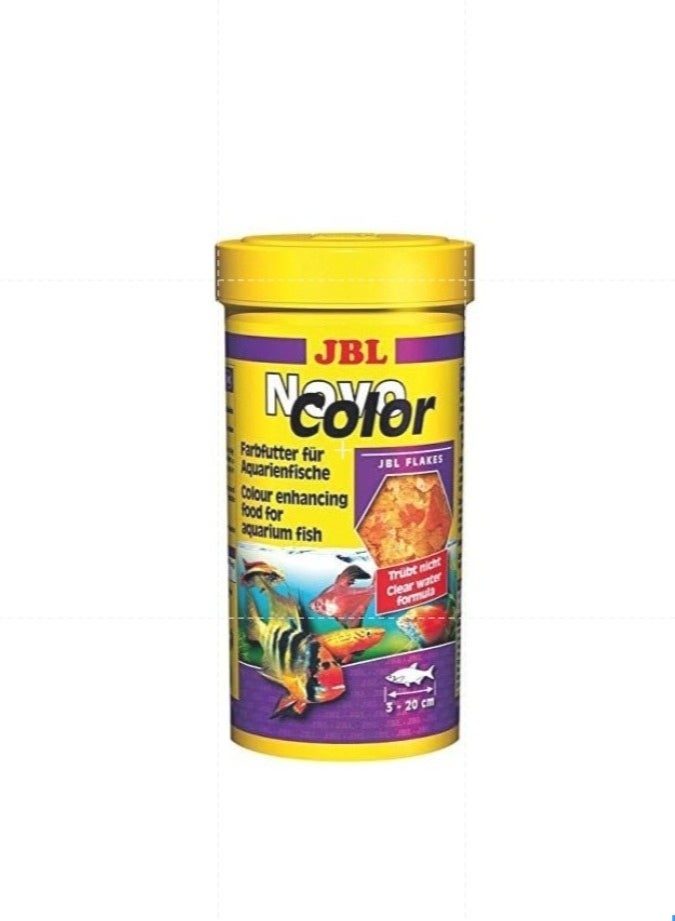 Novo Color Flakes Fish Food 250ml