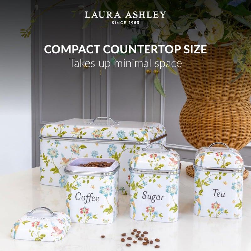 Laura Ashley VQ 3pc Canister Set - Elveden White - Image 2