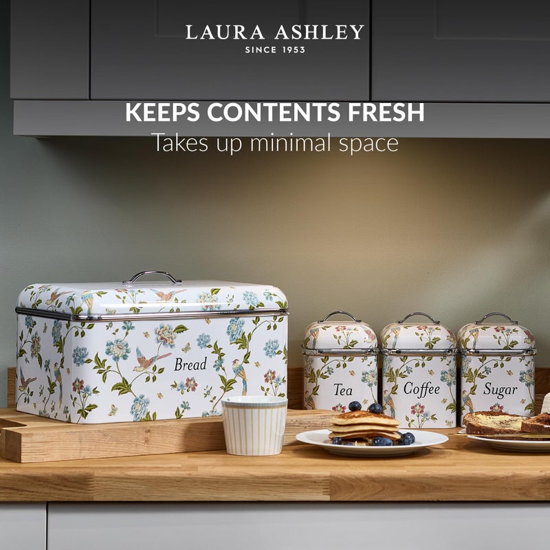 Laura Ashley VQ 3pc Canister Set - Elveden White - Image 3