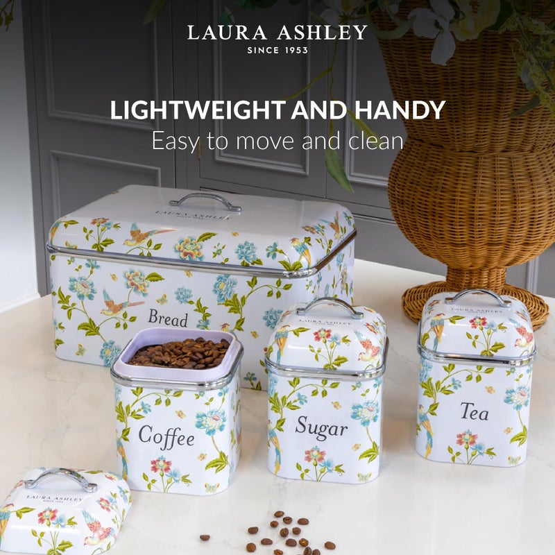 Laura Ashley VQ 3pc Canister Set - Elveden White - Image 5
