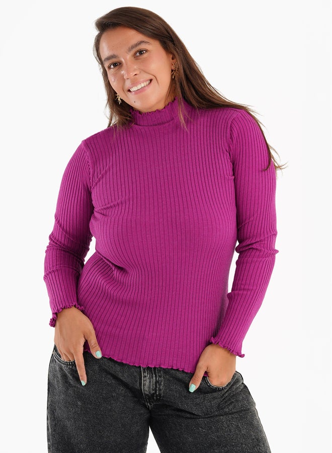 Clue Basic High Collar Pullover - Image 1