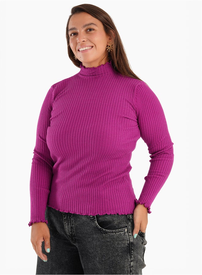 Clue Basic High Collar Pullover - Image 2