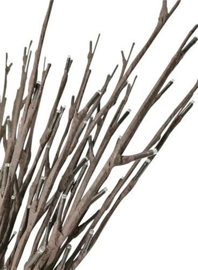 نيبمينينت مصابيح LED للزينة على شكل فروع شجر تعمل بالبطارية أصفر/بني 9x20سنتيمتر - Image 1