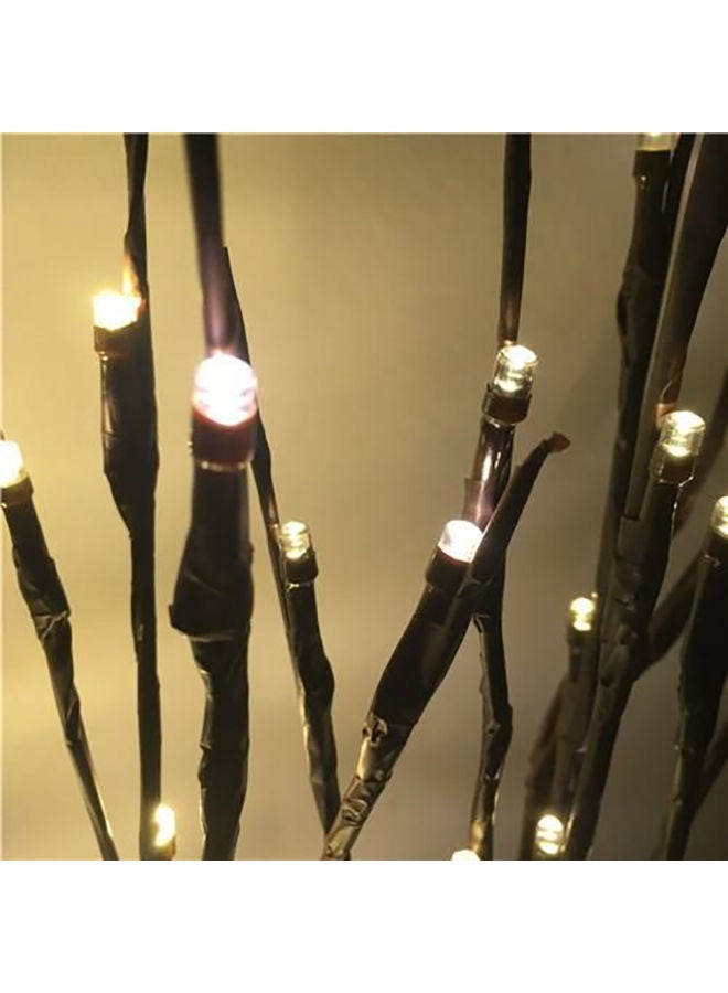 نيبمينينت مصابيح LED للزينة على شكل فروع شجر تعمل بالبطارية أصفر/بني 9x20سنتيمتر - Image 3