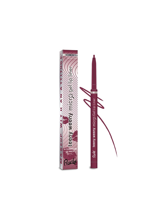 Rude - Teeny Weeny Micro Gel Lip Liner - Wild Ride - Image 1