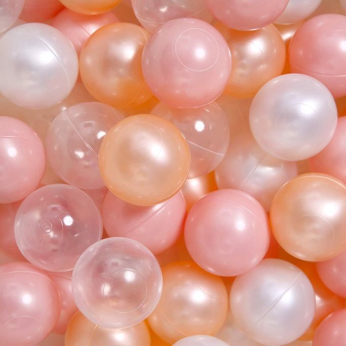 Gogoso Baby Ball Pit Balls100pcs Small Crush Proof Plastic Play Ball Pool Pits for Toddlers 1-3 Play Tent, Kids Birthday Party, Baby Playpen Yard, Kiddie Pool - Image 1