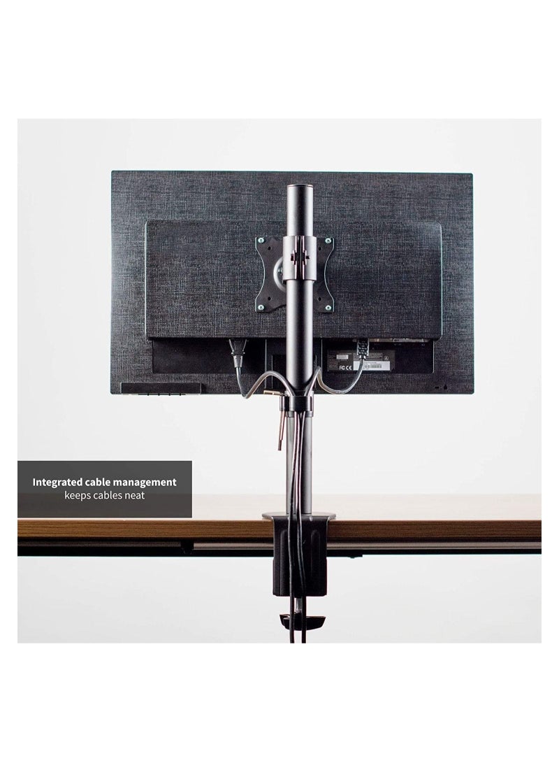 Single Monitor Fully Adjustable Computer Desk Mount 17-32'' Articulating Stand For 17 inch LCD Screen up to 32 Inch VESA 75 x 75 Loading capacity 7kg - Image 5