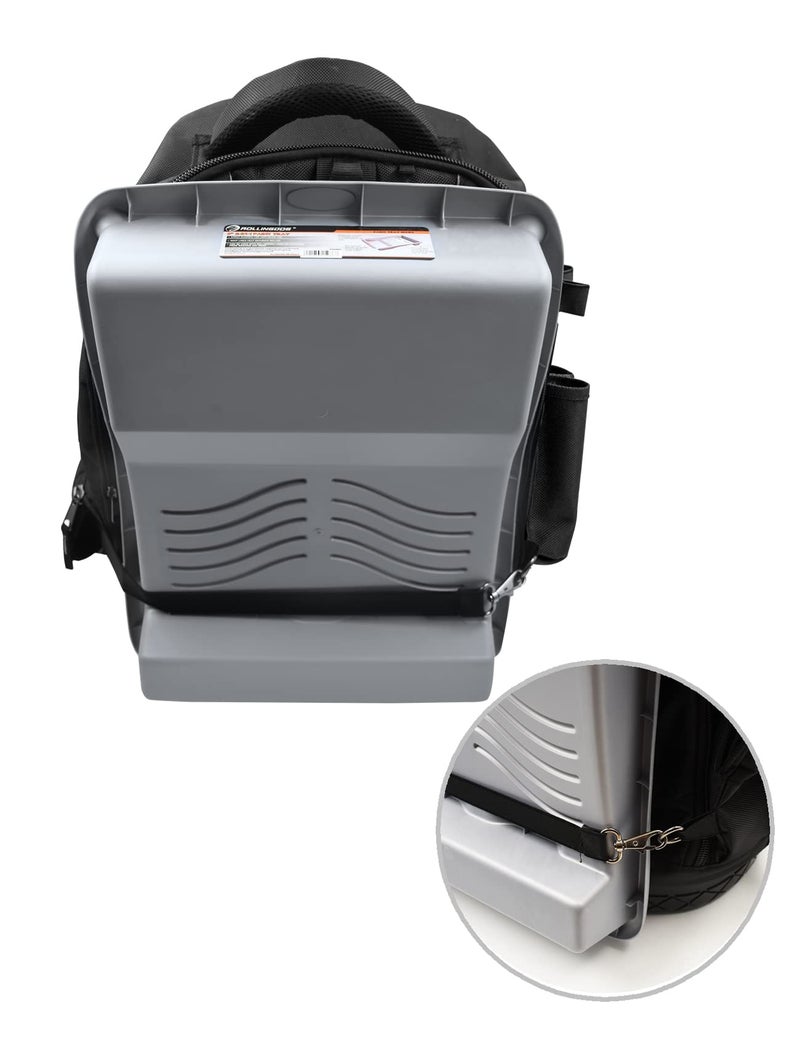 ROLLINGDOG Painter Backpack - Heavy Duty Multifunctional Tool Backpack Fits All the Painting and DIY Tool In,Easy to Carry Tool Organizers - Image 4