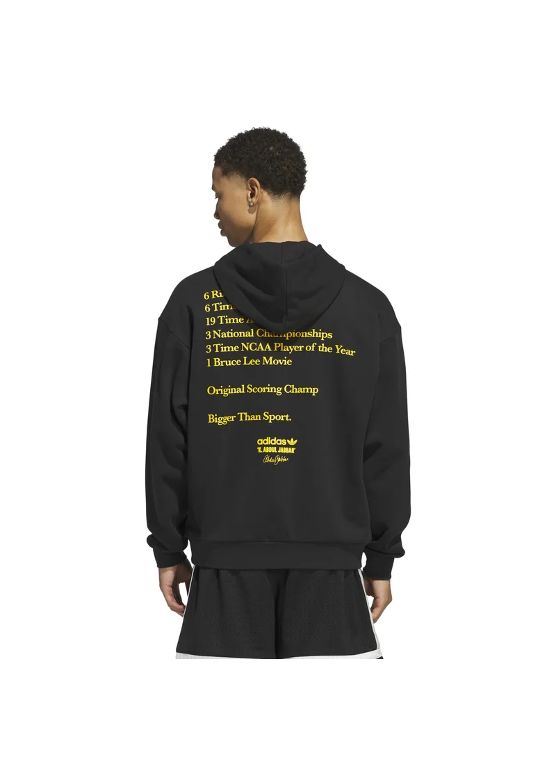 اديداس adidas Jabbar Hoodie Black Originals Unisex SWEATSHIRTS