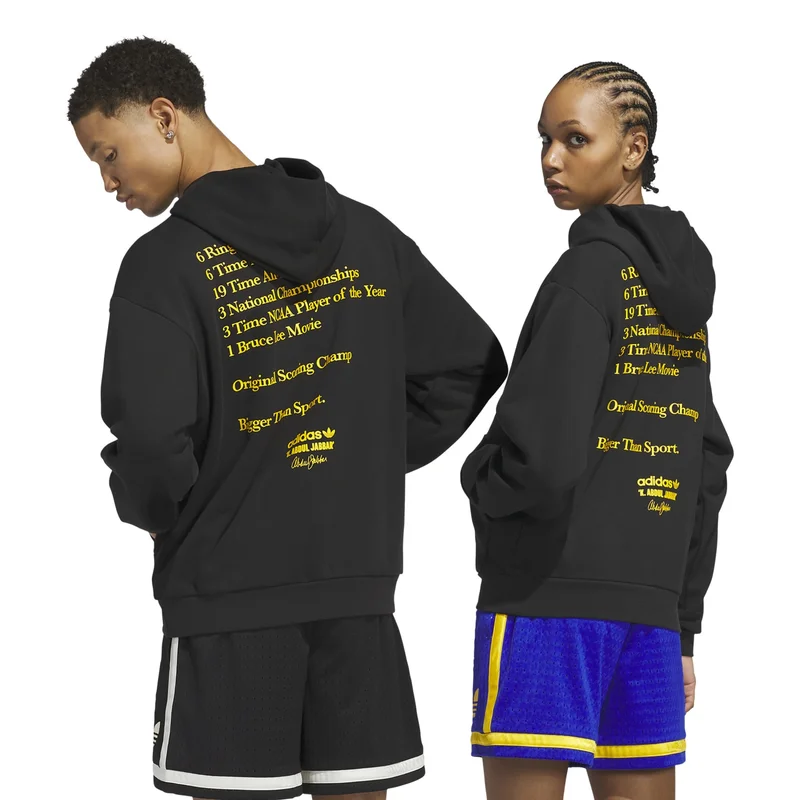 Adidas Jabbar Hoodie Black Originals Unisex SWEATSHIRTS