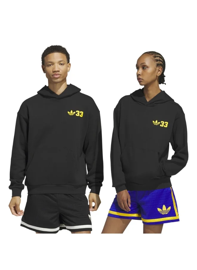 اديداس adidas Jabbar Hoodie Black Originals Unisex SWEATSHIRTS