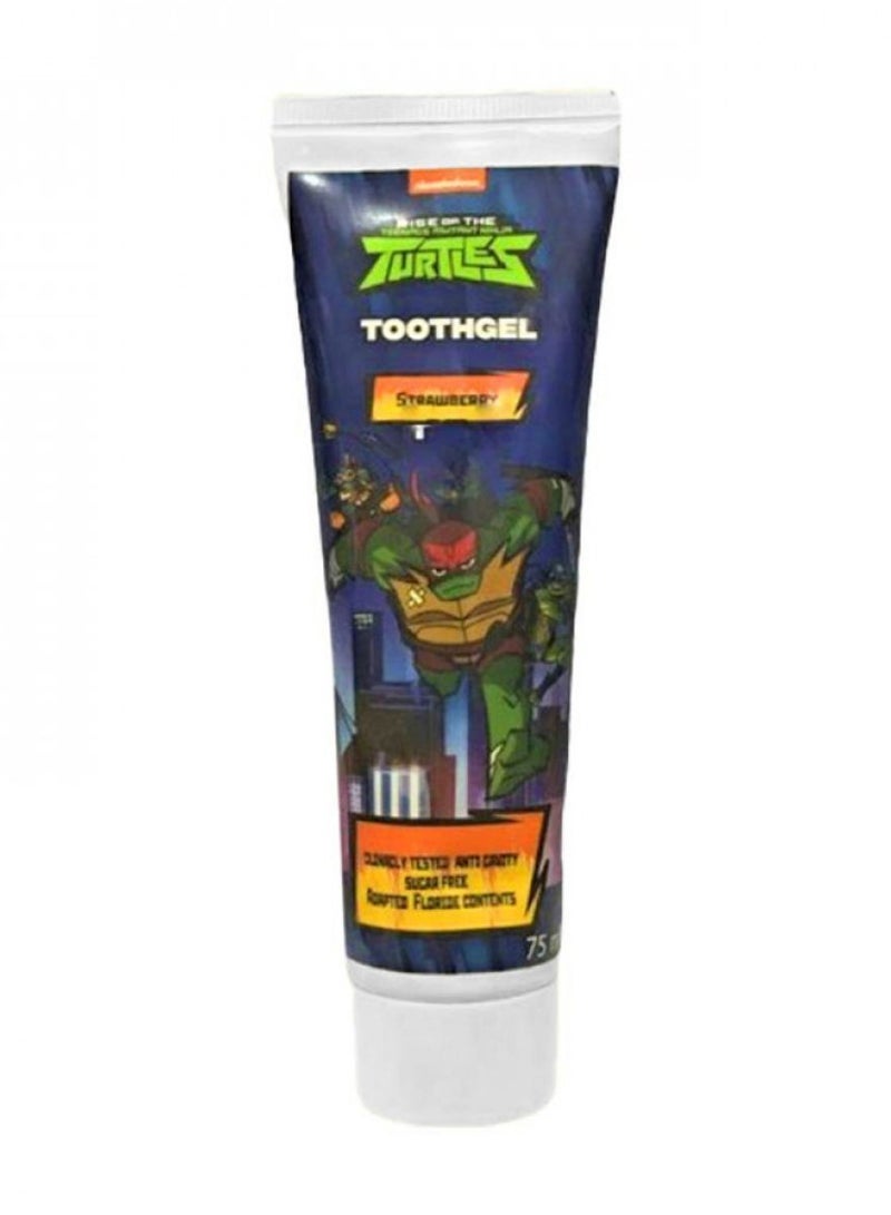 Turtles Kids Toothpaste – Strawberry Flavor, 75 ml