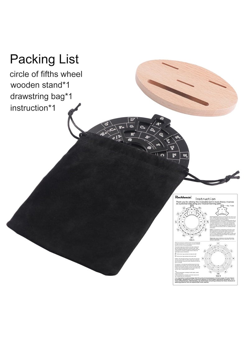 SOLARAE أداة لحن معدني، دائرة خماسية دائرية لأداة لحن الوتر، ملحقات نقل الموسيقى، عجلة الأوتار التعليمية للموسيقيين وكُتّاب الأغاني، أداة تعلم نظرية الموسيقى - Image 5