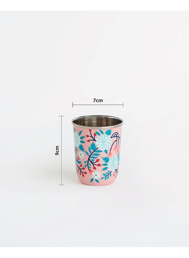 Chumbak Quiet Jungle Pink Tumbler Small - Image 5