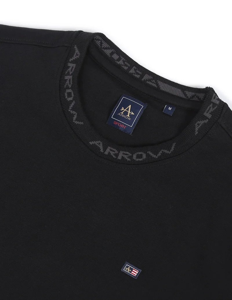 Arrow Crew Neck Solid Sweatshirt