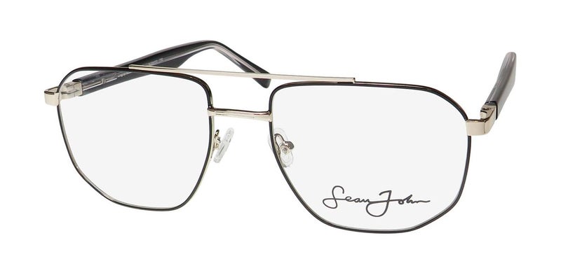 Sean John 5173 Eyeglass FrameGlasses Italian Mafia Boss Look Exclusive Modern 5719150 blackgold - Image 2