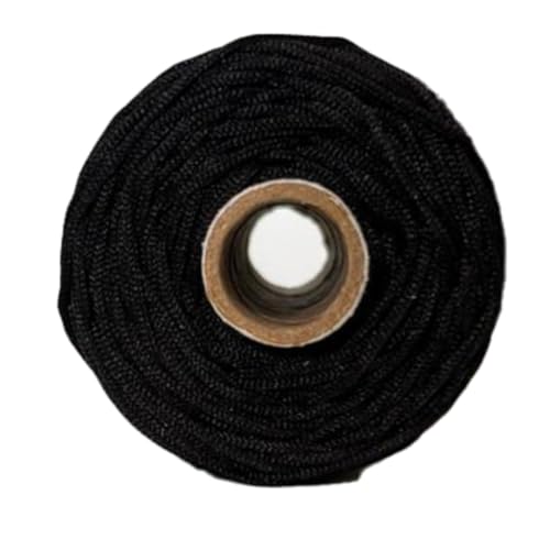 Crochela 2 MM Nylon Macrame Cord/Thread/Dori (Purse Thread) (200 Grams | 150 Meters) for Jewellery Making, Bags, Bracelet and Many Other DIY Crafts (Black) - Image 2